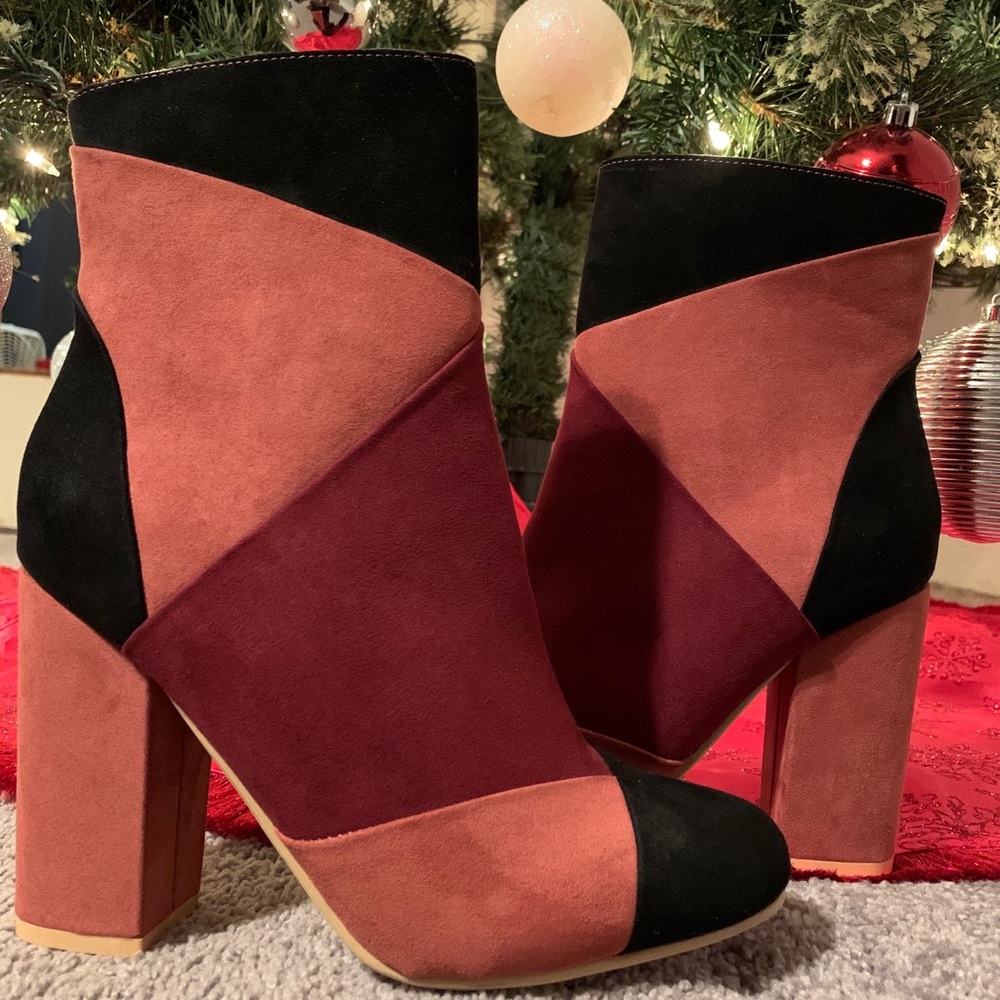 Suede Booties